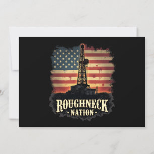 Roughneck Nation Olieveld Amerikaanse werknemer Kaart