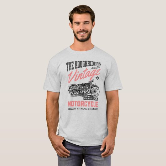 Roughriders Motorclub T-shirt (Voorkant volledig)