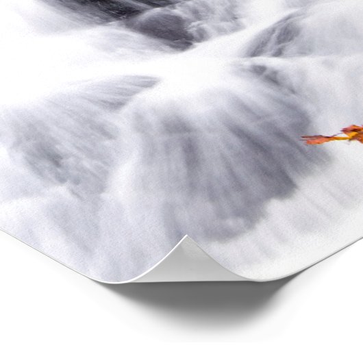 Rouken Glen waterfall, Glasgow, Schotland Poster (Hoek)