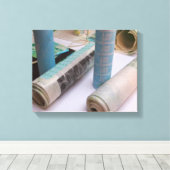 Rouleaux de printemps Spring Rolls Canvas Afdruk (Insitu (Houten vloer))