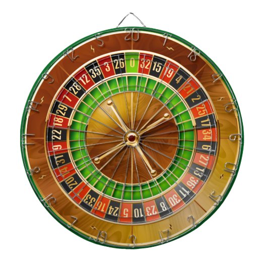 Roulette 1 dartbord (Voorkant)