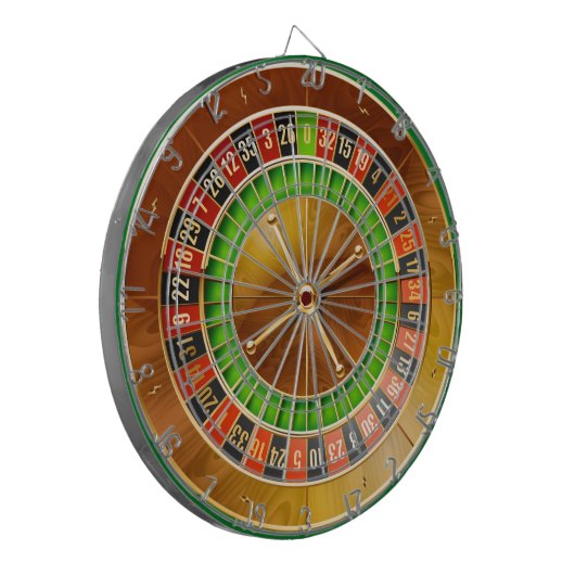 Roulette 1 dartbord (Voorkant Links)