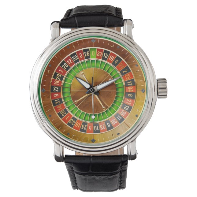Roulette 1 Horloge & Numeral Opties (Voorkant)