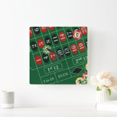 Roulette aangepaste wandklok (Huis)