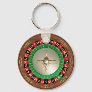 Roulette basisknoopbelangrijkste ketting sleutelhanger
