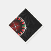 Roulette-casino-papiercannenset Servetten (Hoek)