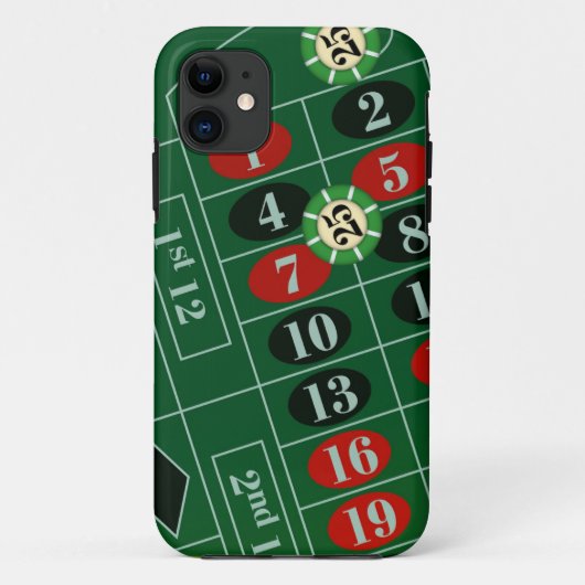 Roulette Custom iphone 5 Hoesje (Achterkant)