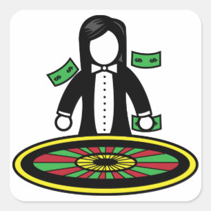 Roulette Dealer Stickers