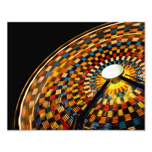 Roulette Ferris Wheel Foto Afdruk (Voorkant)
