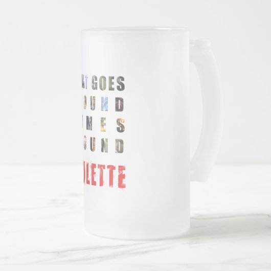 Roulette Frosted Mok (Voorkant rechts)