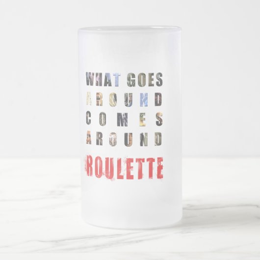 Roulette Frosted Mok (Center)