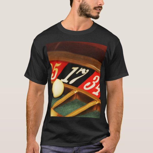 Roulette Game Casino T-shirt (Voorkant)