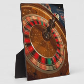 Roulette Game Money Casino Las Vegas Fotoplaat (Zijkant)