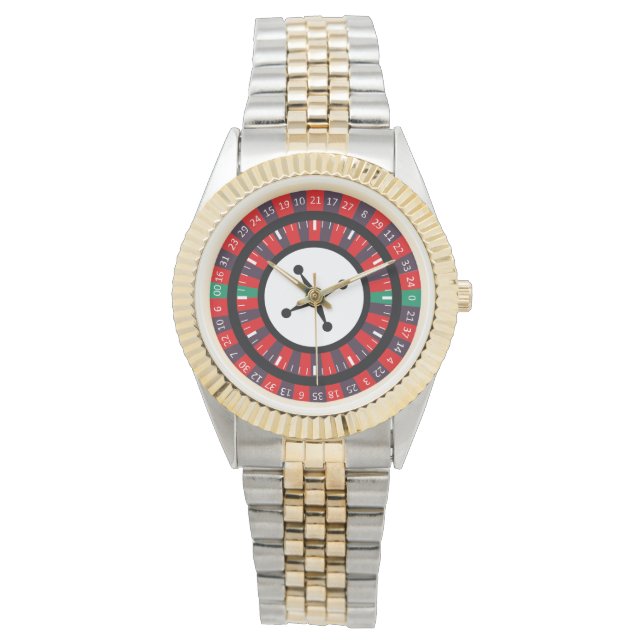Roulette horloge: grillig horloge (Voorkant)