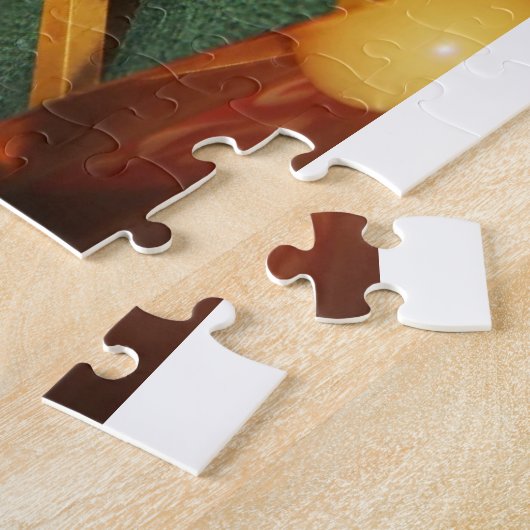 Roulette Jigzaag Puzzle Legpuzzel (Zijkant)