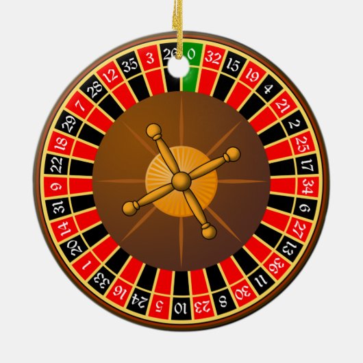 roulette keramisch ornament (Achterkant)