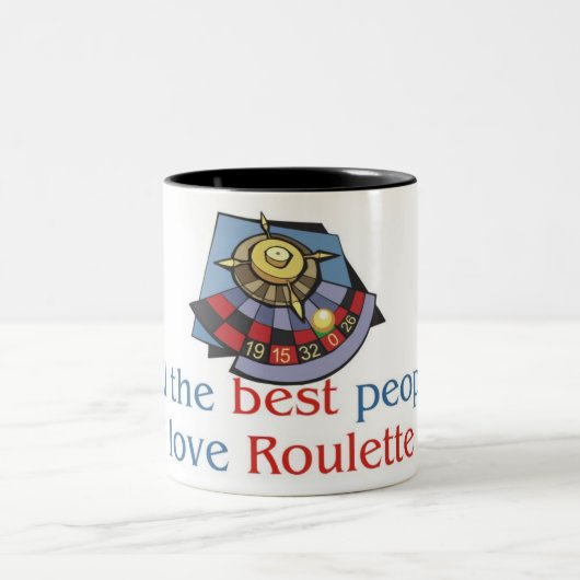 Roulette Lover's mok met twee toontonen (Center)