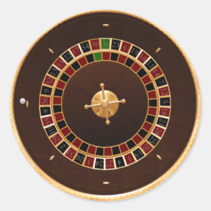 roulette ronde sticker