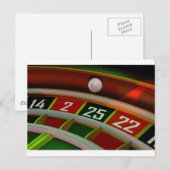 Roulette Rulet Casino Game Briefkaart (Voorkant / Achterkant)