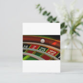 Roulette Rulet Casino Game Briefkaart (Staand voorkant)