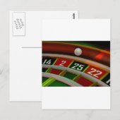 Roulette Rulet Casino Game Briefkaart (Voorkant / Achterkant)