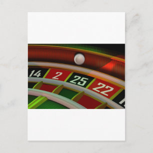 Roulette Rulet Casino Game Briefkaart