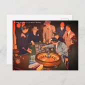 Roulette Scene, Las Vegas, Nevada Briefkaart (Voorkant / Achterkant)