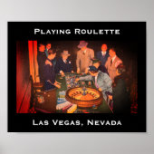  Roulette Scene, Las Vegas, Nevada Poster (Voorkant)