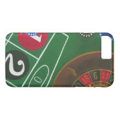 Roulette-tabel met chips en wiel Case-Mate iPhone case (Achterkant (Horizontaal))