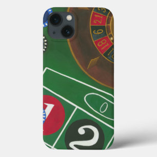 Roulette-tabel met chips en wiel Case-Mate iPhone case