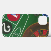 Roulette-tabel met chips en wiel Case-Mate iPhone case (Achterkant (horizontaal))