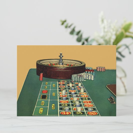  Roulette Table Casino Game, Gambling Chips (Staand voorkant)