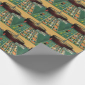 Roulette Table Casino Game, Gambling Chips Cadeaupapier (Hoek)