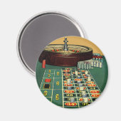  Roulette Table Casino Game, Gambling Chips Magneet (Voorkant / Achterkant)
