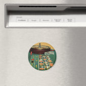  Roulette Table Casino Game, Gambling Chips Magneet (Insitu (Vaatwasser))
