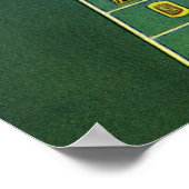  Roulette Table Casino Game, Gambling Chips Poster (Hoek)