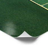 Roulette Table Casino Game, Gambling Chips Poster (Hoek)