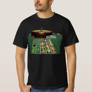  Roulette Table Casino Game, Gambling Chips T-shirt