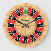 Roulette-wandklok