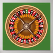 Roulette Wheel aangepast poster (Voorkant)