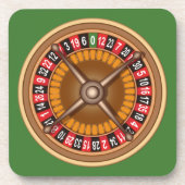 Roulette Wheel aangepaste onderzetters (Voorkant)