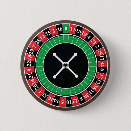 Roulette Wheel Button Badge (Voorkant)