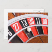 Roulette Wheel Closeup Briefkaart (Voorkant / Achterkant)