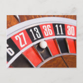 Roulette Wheel Closeup Briefkaart (Voorkant)