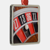 Roulette Wheel Closeup Metalen Ornament (Rechts)