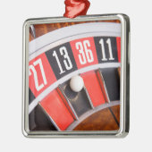 Roulette Wheel Closeup Metalen Ornament (Links)