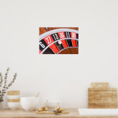 Roulette Wheel Closeup Poster (Keuken)