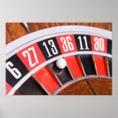 Roulette Wheel Closeup Poster (Voorkant)