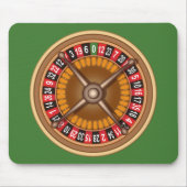 Roulette Wheel custom mousepad Muismat (Voorkant)