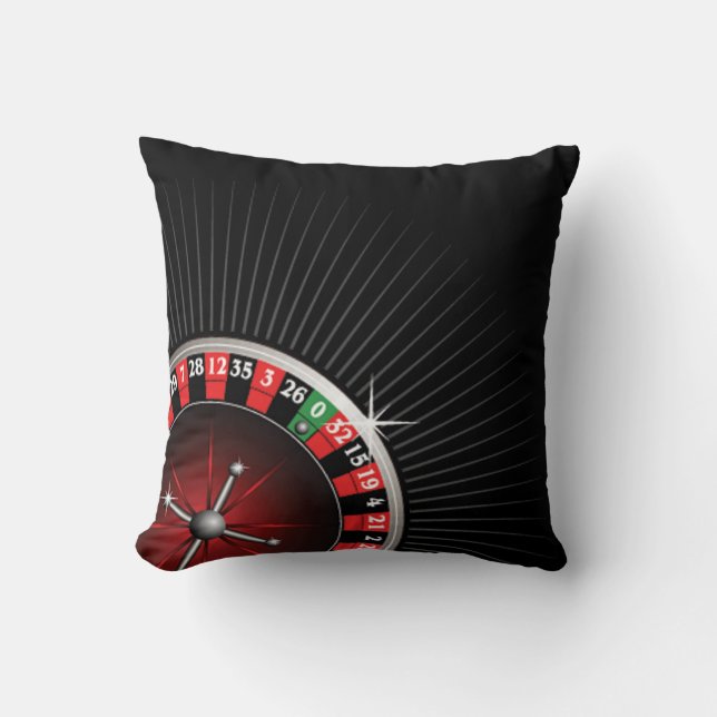 Roulette Wheel Custom Pillow Kussen (Voorkant)